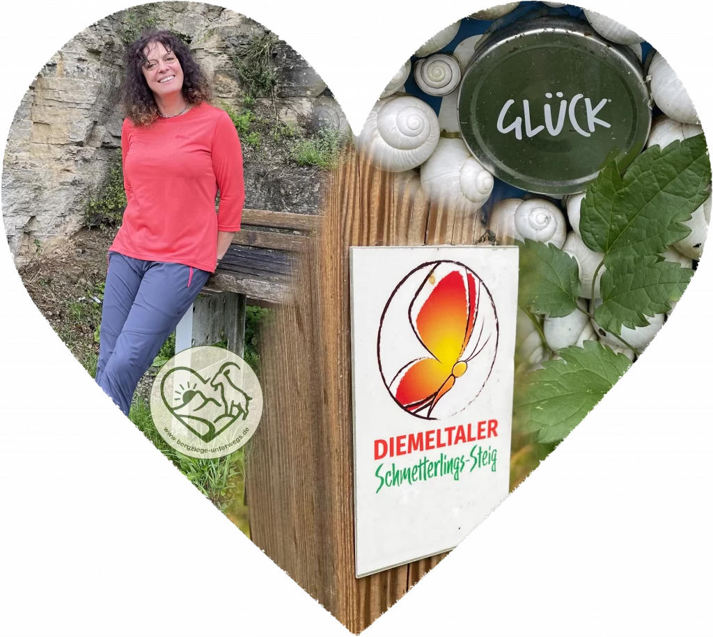 Esther Kramer auf dem Schmetterlings-Steig im Diemeltal